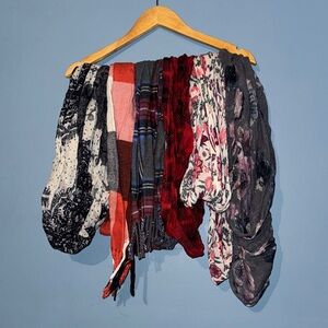 Assorted Colorful Women's Scarves Set
